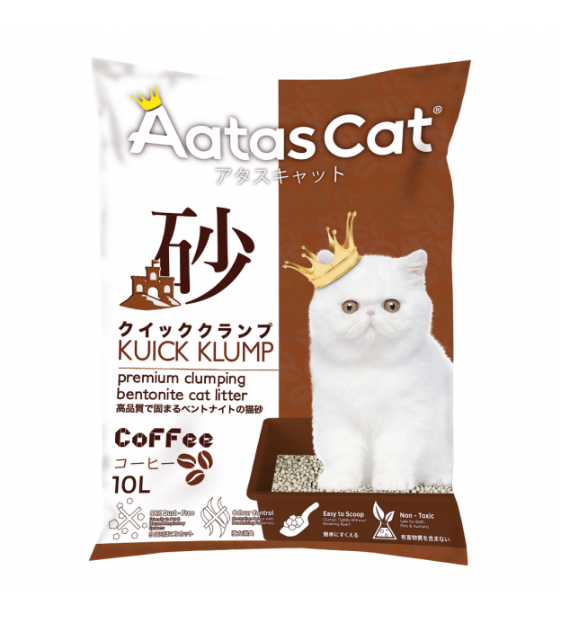 (BUNDLE) Aatas Cat Kuick Klump Bentonite Cat Litter C..