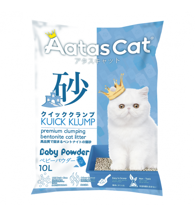 (BUNDLE) Aatas Cat Kuick Klump Bentonite Cat Litter B..