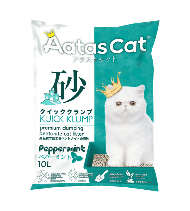 (BUNDLE) Aatas Cat Kuick Klump Bentonite Cat Litter P..