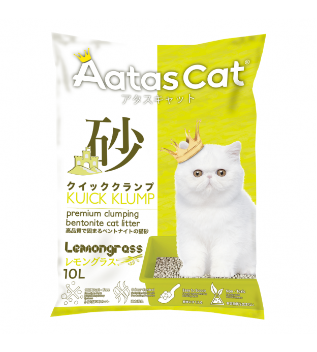 (BUNDLE) Aatas Cat Kuick Klump Bentonite Cat Litter L..