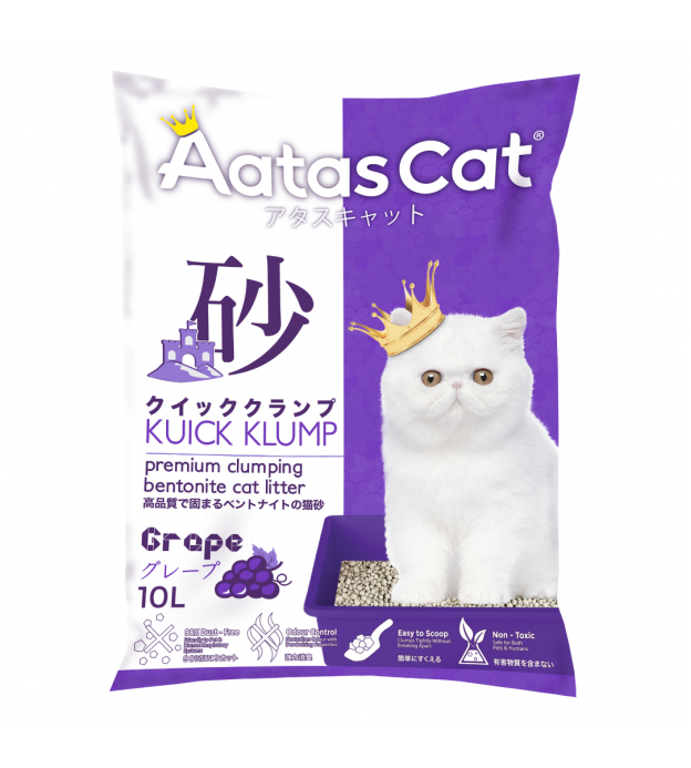 (BUNDLE) Aatas Cat Kuick Klump Bentonite Cat Litter G..