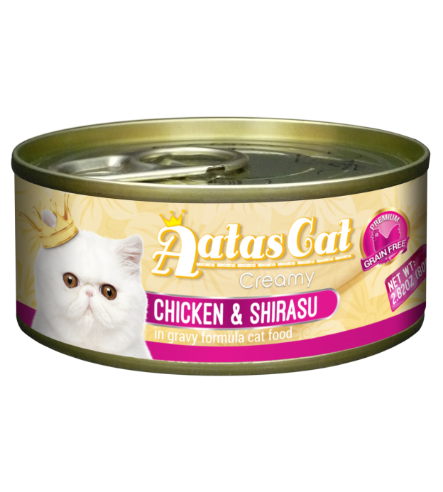 23% OFF: Aatas Cat Creamy Chicken & Shirasu in Gravy ..