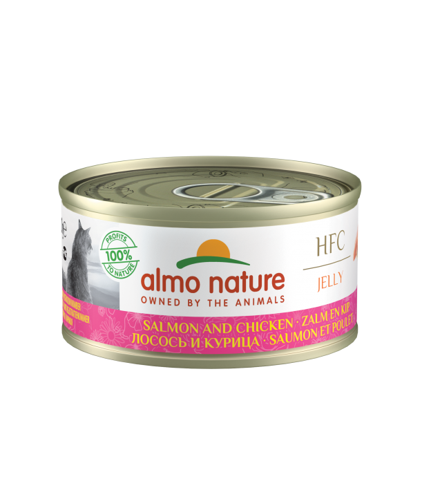 Almo Nature HFC Jelly Salmon and Chicken 70g