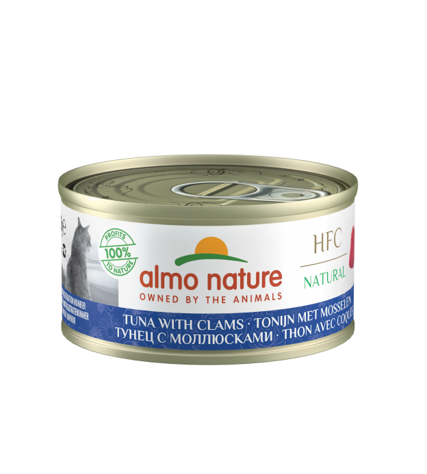 Almo Nature HFC Natural Tuna with Clams 70g