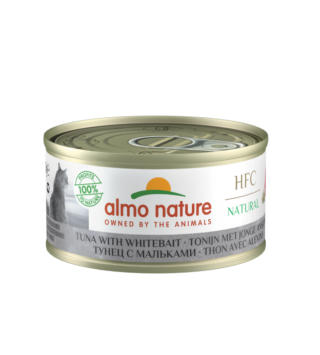 Almo Nature HFC Natural Tuna with Whitebait 70g