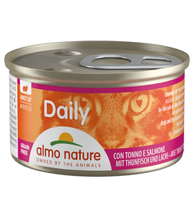 Almo Nature Daily Mousse With Tuna And Salmon 85g