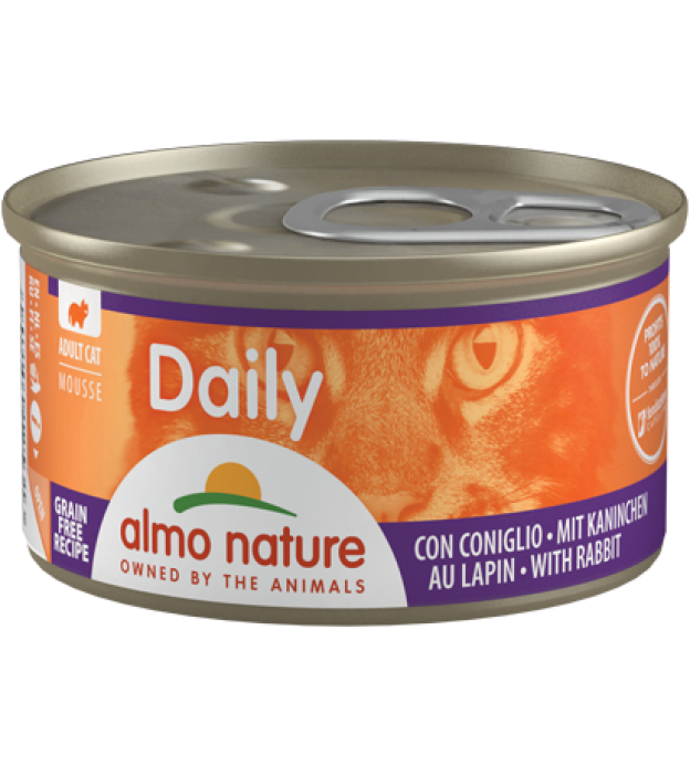 Almo Nature Daily Mousse With Rabbit 85g