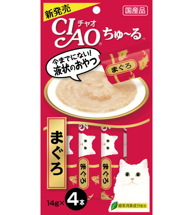 CIAO Chu-ru Tuna (Maguro) Cat Treats 14g (4pc/Pack)