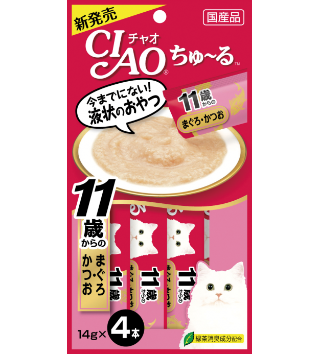 CIAO Chu-ru Tuna With Collagen Cat Treats 14g (4pc/pa..