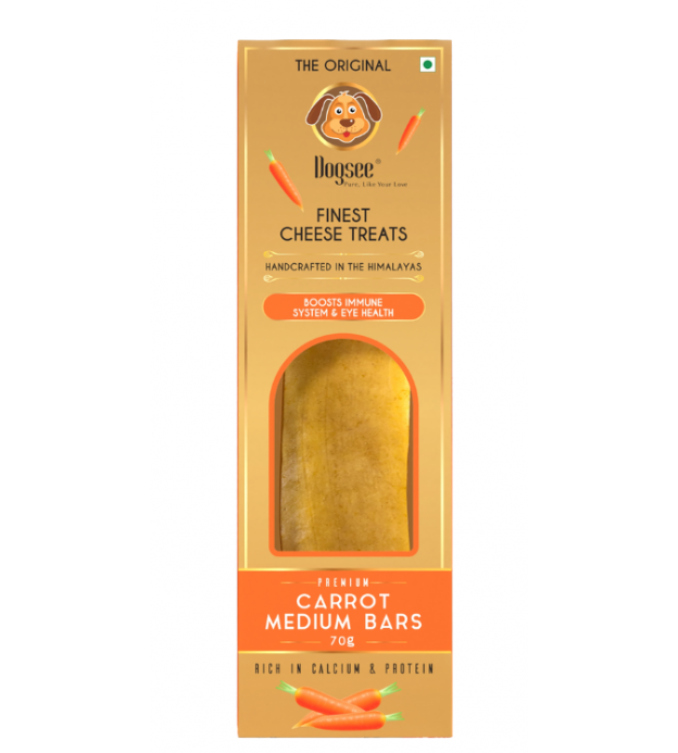 25% OFF: Dogsee Himalayan Cheese Carrot Medium Bar Gr..