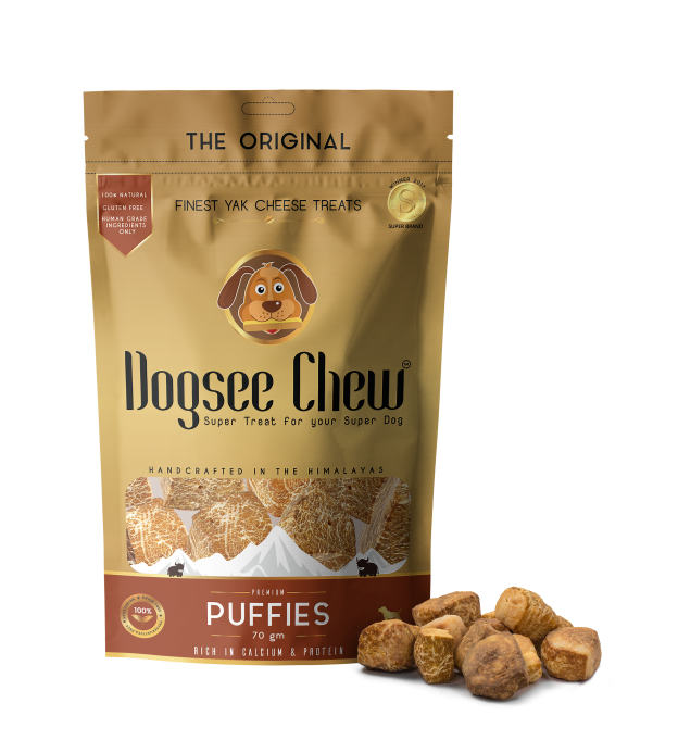 25% OFF: Dogsee Chew Puffies Himalayan Cheese Grain-F..