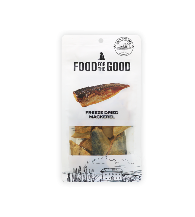 Food For The Good Freeze Dried Mackerel Cat & Dog Tre..