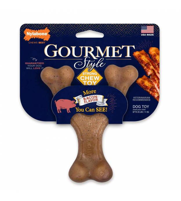 Nylabone Gourmet Style Strong Wishbone Dog Chew Toy -..