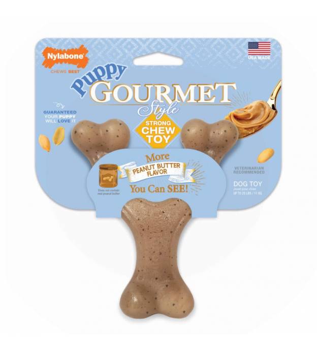 Nylabone Gourmet Style Strong Wishbone Puppy Chew Toy..