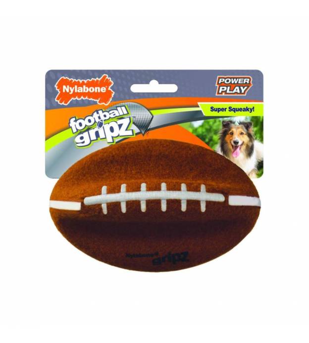 Nylabone Power Play Dog Football Gripz (Medium)