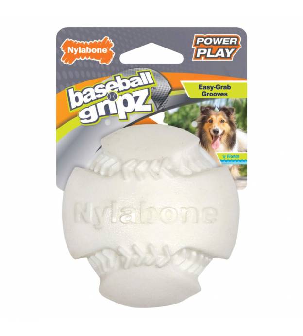 Nylabone Power Play Dog Baseball Gripz