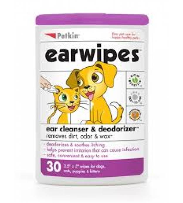 Petkin Ear Wipes For Pet (30 pcs)