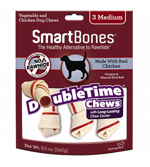 SmartBones DoubleTime Bones Chicken Mini/Medium