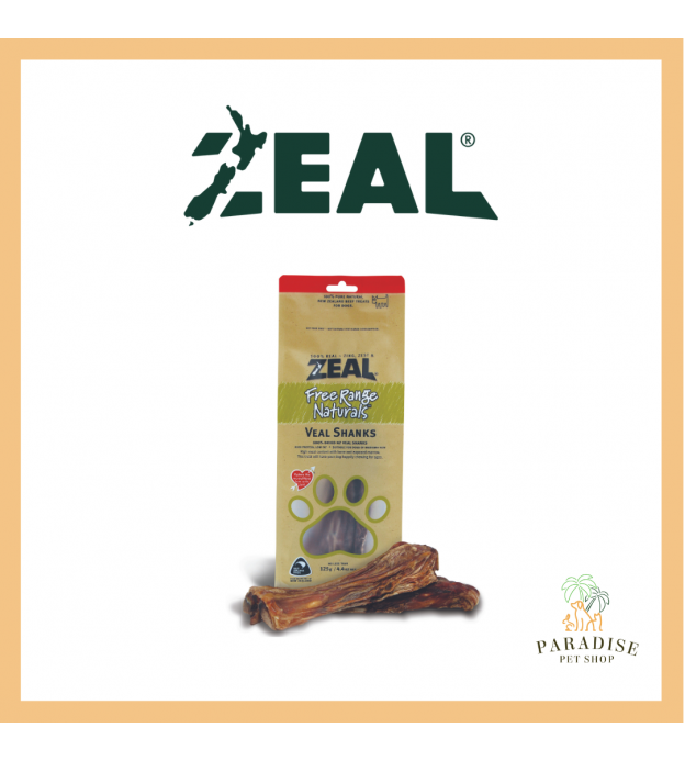 Zeal Free Range Air Dried Dog Treats (Veal Shanks)