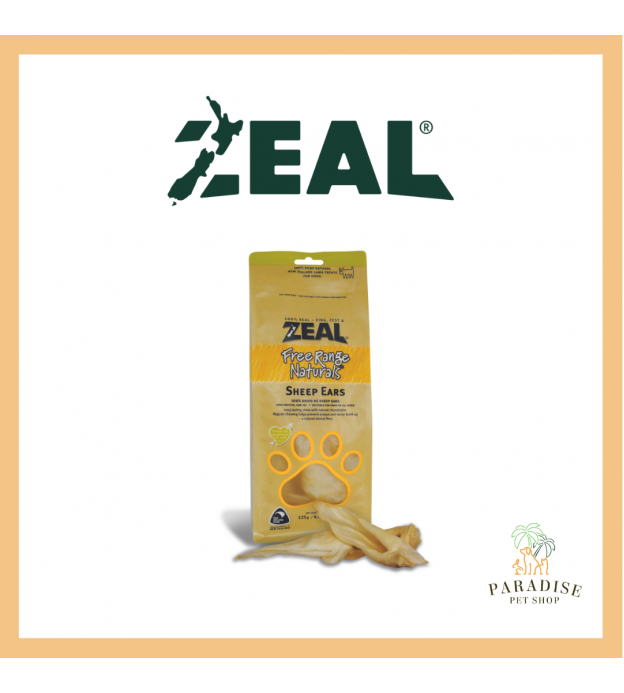 Zeal Free Range Air Dried Dog Treats (Sheep Ears)