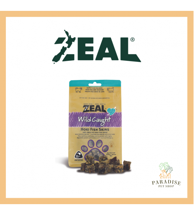 Zeal Free Range Air Dried Cat and Dog Treats (Hoki Fi..